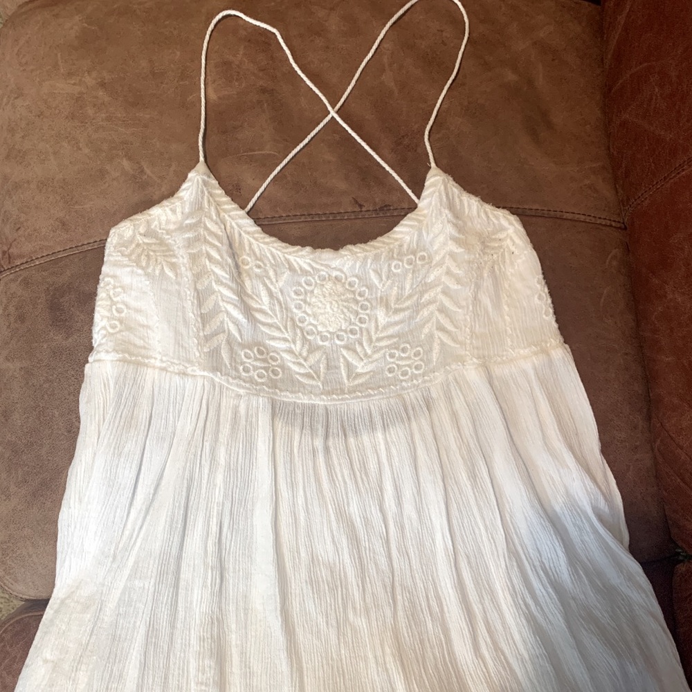 Free People White Top